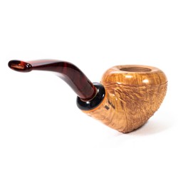 Pipe Santambrogio Rusticated Natural Bent Apple