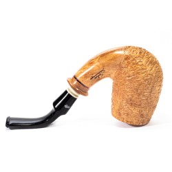 Pipe Santambrogio Rusticated Natural Bent Billiard