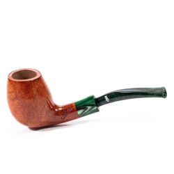 Briar Pipe Santambrogio Smooth FP Medium Bent Billiard