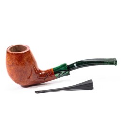 Briar Pipe Santambrogio Smooth FP Medium Bent Billiard