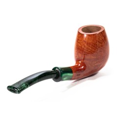 Briar Pipe Santambrogio Smooth FP Medium Bent Billiard