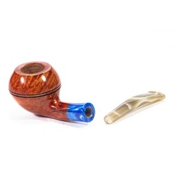 Briar Pipe Santambrogio Smooth FP Medium Bent Rhodesian