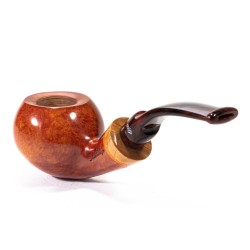 Briar Pipe Santambrogio Smooth FP Medium Bent Apple