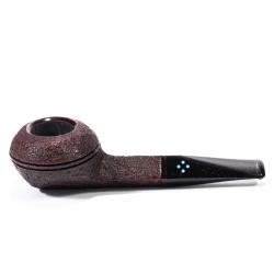 Pipa Sasieni 4 Dot Walnut Sabbiata Rhodesian