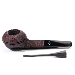 Briar Pipe Sasieni 4 Dot Walnut Sandblasted Rhodesian