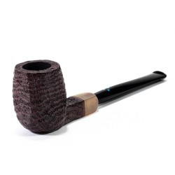 Briar Pipe Sasieni 4 Dot Walnut Sandblasted Square Panel