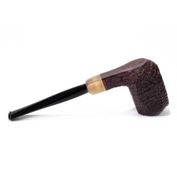 Briar Pipe Sasieni 4 Dot Walnut Sandblasted Square Panel