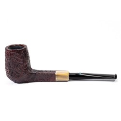 Briar Pipe Sasieni 4 Dot Walnut Ruff Sandblasted Square Panel