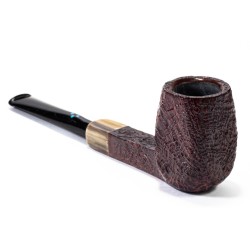 Briar Pipe Sasieni 4 Dot Walnut Ruff Sandblasted Square Panel