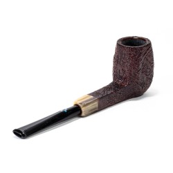 Briar Pipe Sasieni 4 Dot Walnut Ruff Sandblasted Square Panel
