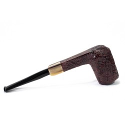 Briar Pipe Sasieni 4 Dot Walnut Ruff Sandblasted Square Panel