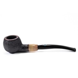 Briar Pipe Sasieni 4 Dot Dark Ruff Sandblasted Prince