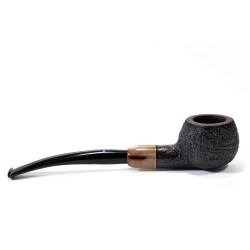Briar Pipe Sasieni 4 Dot Dark Ruff Sandblasted Prince