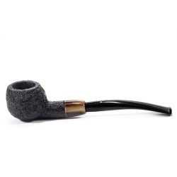 Briar Pipe Sasieni 4 Dot Dark Ruff Sandblasted Prince