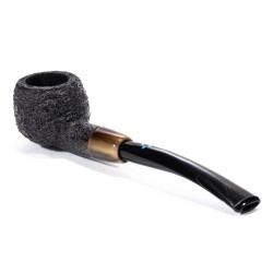 Pipa Sasieni 4 Dot Dark Ruff Sabbiata Prince