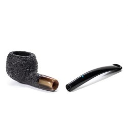 Pipa Sasieni 4 Dot Dark Ruff Sabbiata Prince