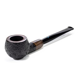 Briar Pipe Sasieni 4 Dot Dark Ruff Sandblasted Prince
