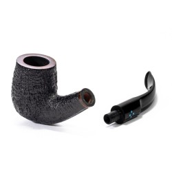 Briar Pipe Sasieni 4 Dot Ruff Root Sand. Bent