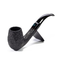 Briar Pipe Sasieni 4 Dot Ruff Root Sand. Bent