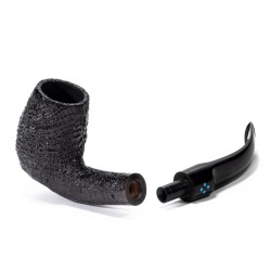 Briar Pipe Sasieni 4 Dot Ruff Root Sand. Bent
