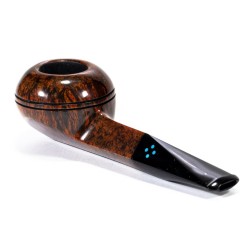 Pipa Sasieni 4 Dot Walnut Liscia Rhodesian