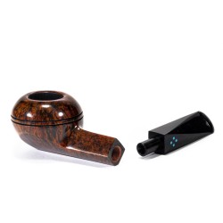 Pipa Sasieni 4 Dot Walnut Liscia Rhodesian