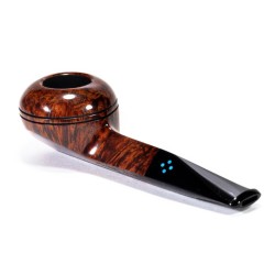 Pipa Sasieni 4 Dot Walnut Liscia Rhodesian