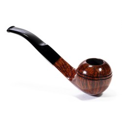 Briar Pipe Sasieni 4 Dot Walnut Smooth Bent Rhodesian