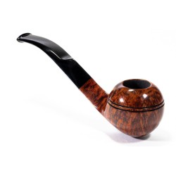 Briar Pipe Sasieni 4 Dot Walnut Smooth Bent Rhodesian