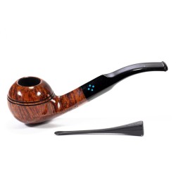 Briar Pipe Sasieni 4 Dot Walnut Smooth Bent Rhodesian