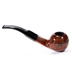 Briar Pipe Sasieni 4 Dot Walnut Smooth Bent Rhodesian