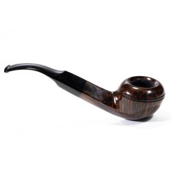 Briar Pipe Sasieni 4 Dot Walnut Smooth Bent Rhodesian