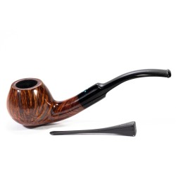 Briar Pipe Sasieni 4 Dot Walnut Smooth Bent Apple