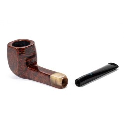 Briar Pipe Sasieni 4 Dot Walnut Smooth Square Panel