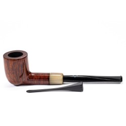 Briar Pipe Sasieni 4 Dot Walnut Smooth Billiard