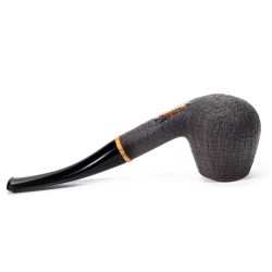 Briar Pipe Castoldi Sandblasted Bent Apple