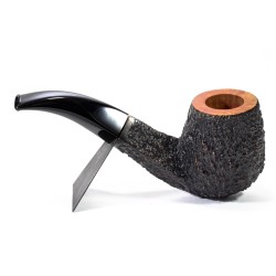 Pipe Castello Sea Rock Briar G Bent Billiard