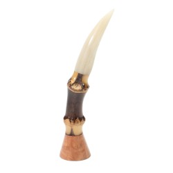 Pipe Tamper in Briar Bamboo And Horn