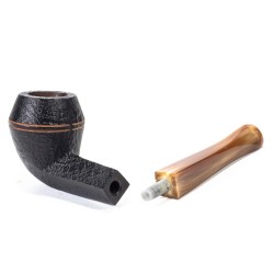 Briar Pipe Ropp Vintage Briar Sandblasted 320 Bulldog