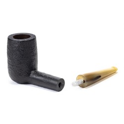 Pipa in Radica Ropp Vintage Briar Sabbiata 188 GM Billiard