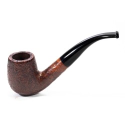 Briar Pipe Ropp Geant Sandblasted Bent Billiard