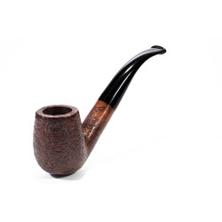 Briar Pipe Ropp Geant Sandblasted Bent Billiard