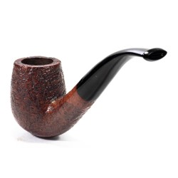 Briar Pipe Ropp Geant Sandblasted Bent Billiard