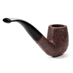 Briar Pipe Ropp Geant Sandblasted Bent Billiard