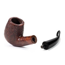 Pipa in Radica Ropp Geant Sabbiata Bent Billiard