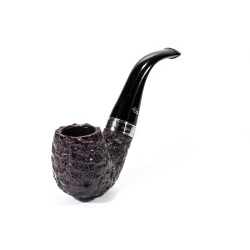 Pipe Peterson Cobble Rusticated Bent Billiard (221)