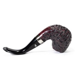 Pipe Peterson Cobble Rusticated Bent Billiard (221)