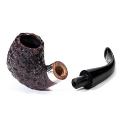 Pipa Peterson Cobble Rusticata Bent Billiard (221)