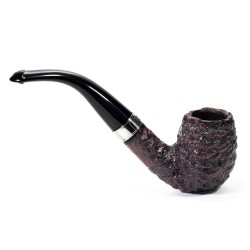 Pipe Peterson Cobble Rusticated Bent Billiard (69)