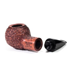 Pipa Talamona Calabash Reverse Rusticata Apple TA 2609 | Pipeonline
